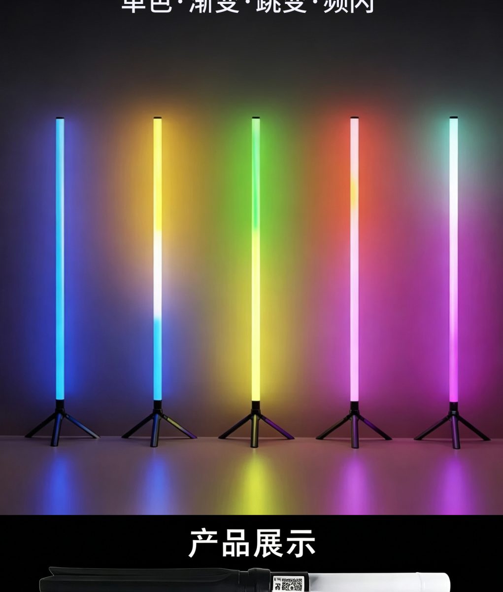 RGB Color Changing LED Floor Lamp Gaming Room Smart Mood Light APP Control